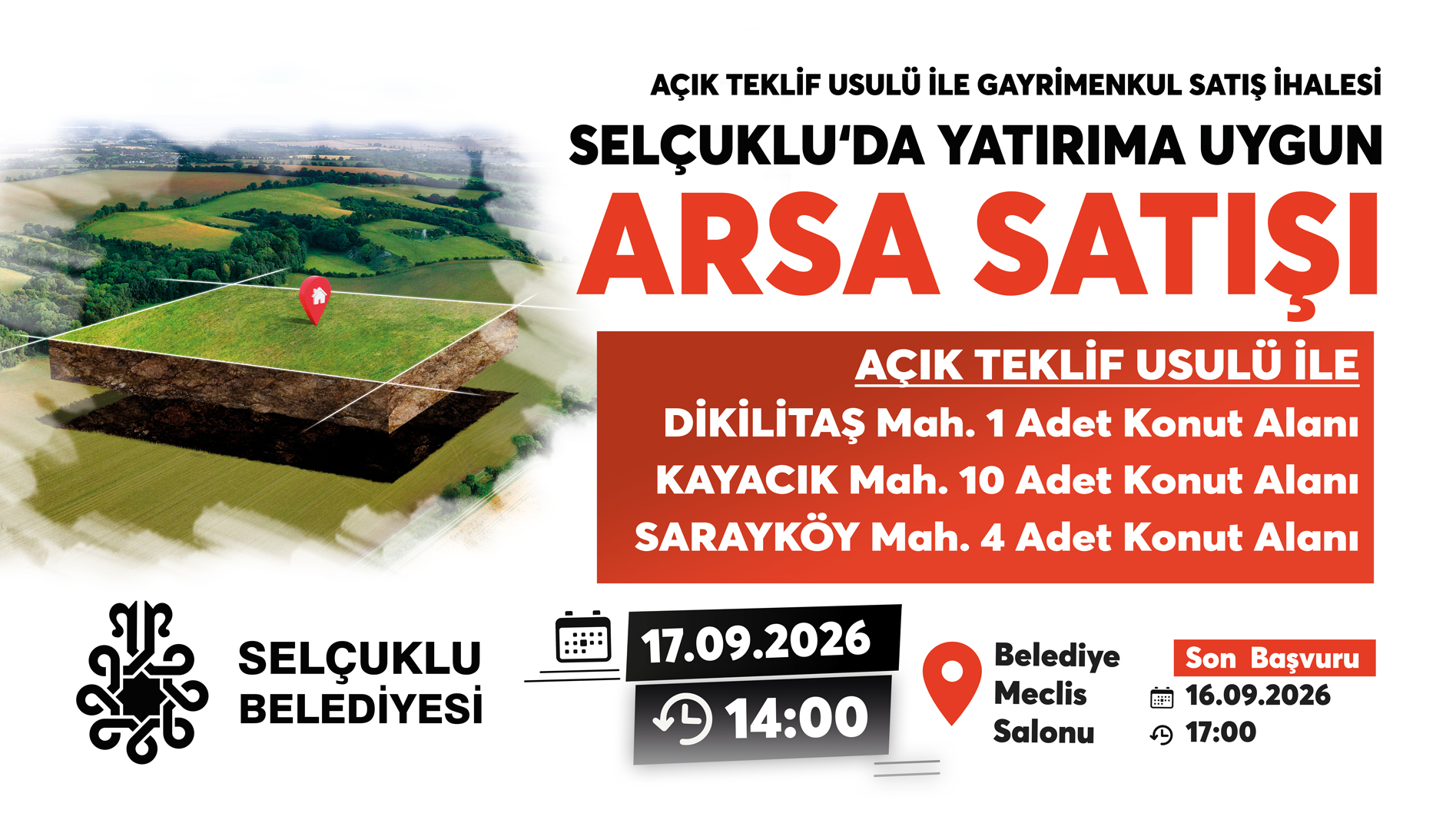 ARSA SATIŞ İHALESİ