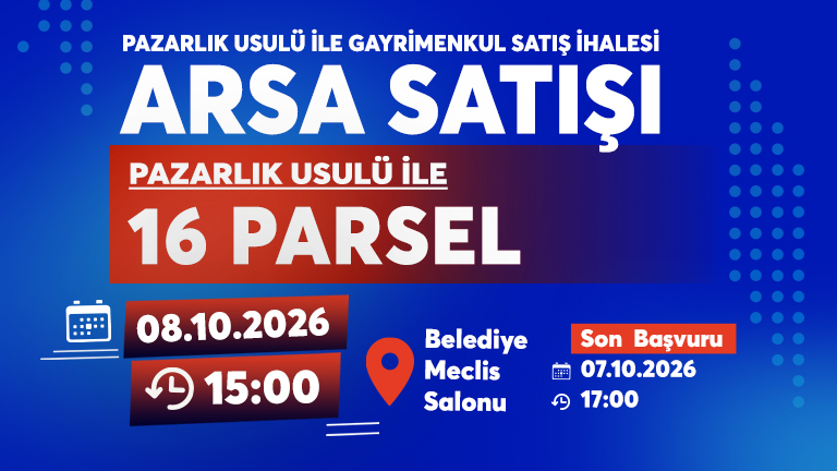 ARSA SATIŞ İHALESİ